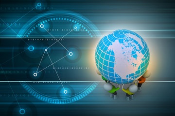 People kept the globe