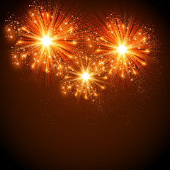 Naklejka premium New Year 2015 celebration background, easy all editable