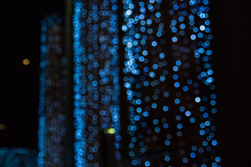 Christmas blur light background.Abstract on background blur