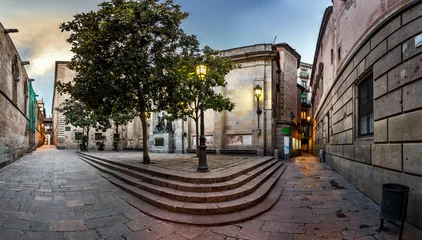 Gotisches Viertel Barri und Seufzerbrücke in Barcelona, Katalonien © anshar73