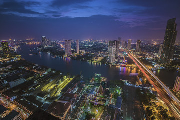 Chao Phraya river in Bangkok