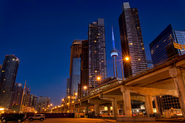 Fototapeta na wymiar Different View of Downtown Toronto