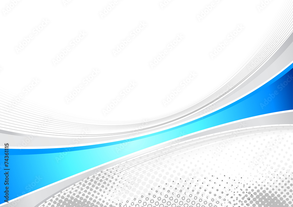 Canvas Prints blue business layout folder speed line