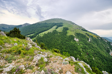 Fototapeta na wymiar Typical hill in Balkan mountains