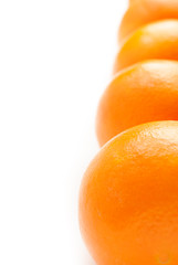 Orange and white vertical