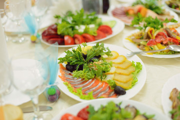 Fish Plate with Green