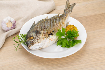 Grilled dorado