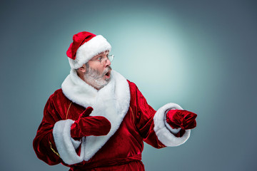 Surprised Santa Claus