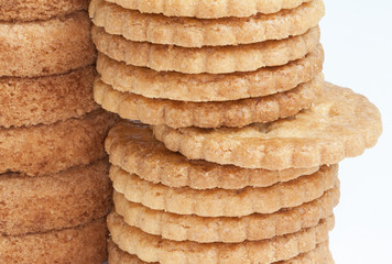 Empilage de palets et galettes bretonnes