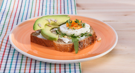 sandwiches with eggs