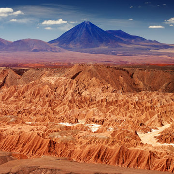 volcano in Atacama desert