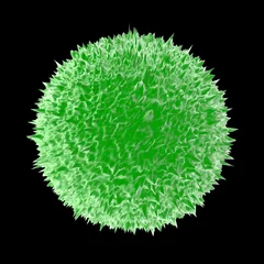 Foto op Plexiglas Microscopisch onderzoek naar virus © emieldelange