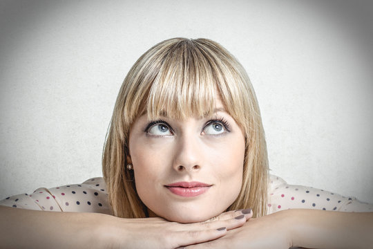 blonde woman