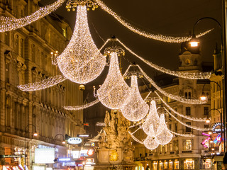 Österreich, Wien. Graben zu Weihnachten