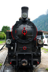 Naklejka na ściany i meble Zillertalbahn in den Alpen - Österreich
