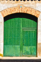 Almodóvar del Campo, puerta de carruajes, casa rural