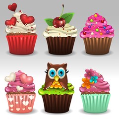 Cupcakes set2