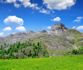 Fototapeta na wymiar Val di Fassa, Italy Alps