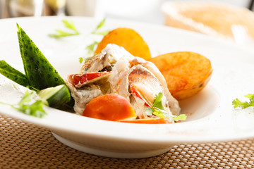 herring with potatoes