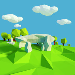 H&uuml;nengrab und Steingrab