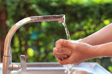 wash hand