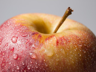 Apple with drops
