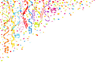 Streamer & Confetti Color DIN A4