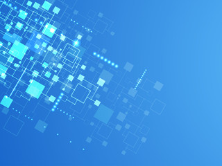 Abstract technology concept of business background.