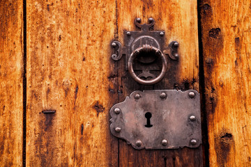 Fototapeta premium altes Türschloss