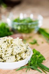 Portion of Herb Butter