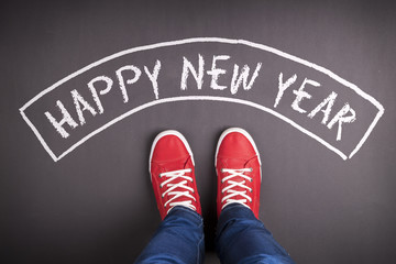 New year christmas concept