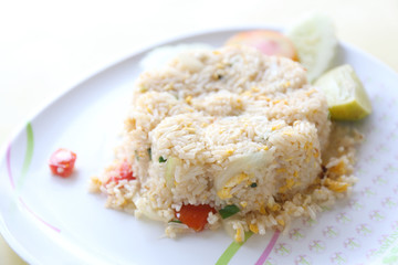 fried rice with crab