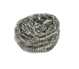 metal sponge isolated on white