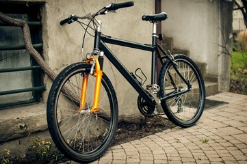 Fototapeta na wymiar Custom Street bicycle