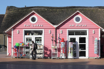 Kleiner Laden im Hafen von List auf Sylt