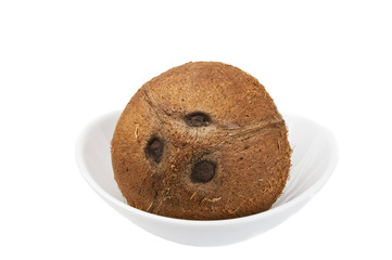 Coconut on Plate