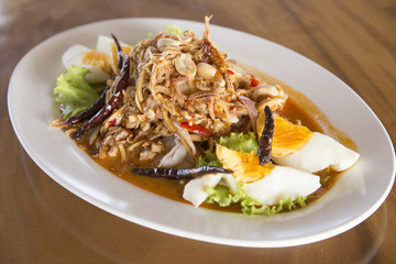Spicy Salad Banana blossom salad