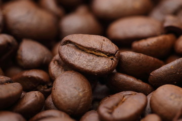 background of coffee beans