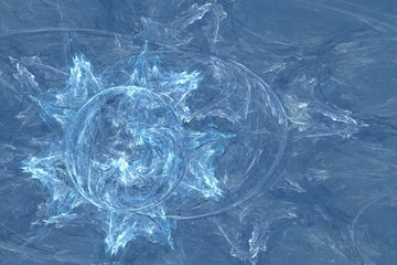 abstract fractal background of colorful waves