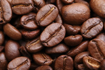 background of coffee beans