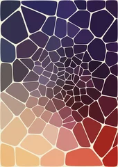 Fensteraufkleber abstract composition with ceramic  geometric shapes © igor_shmel