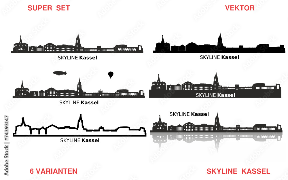 Poster Skyline Kassel