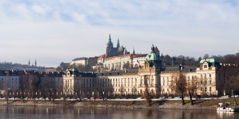 The View on Prague with St. Vitus Cathedral