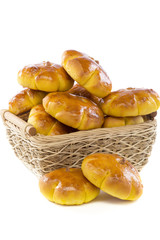 Delicious pumpkin buns.