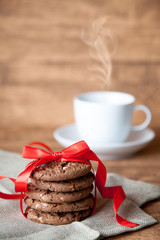 Kekse mit Kaffee