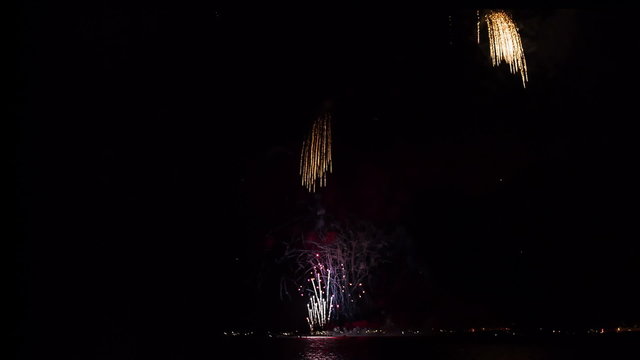 Vibrant Fireworks Display 