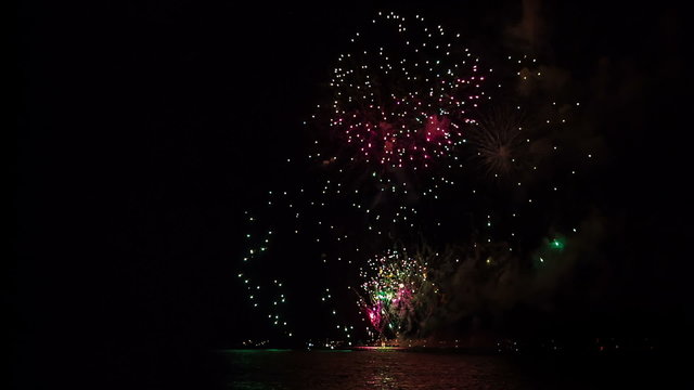 international Festival of pyrotechnic art in Mauritius