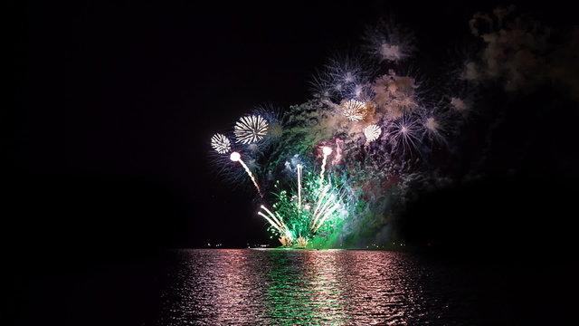 international Festival of pyrotechnic art in Mauritius