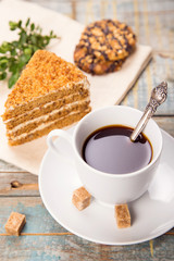 coffee with cake