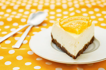 slice of new York cheesecake